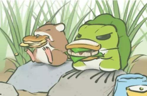 蛙蛙吃瓜趣事,欢乐田园生活大揭秘